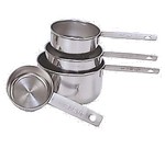 Admiral Craft Measuring Cup Set, 4-piece, stainless