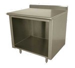 Advance Tabco Work Table, open front cabinet base, 36" wide