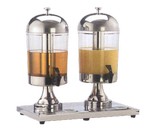 American Metalcraft Juice Dispenser, double style