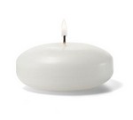 Hollowick Candle, Wax, 3", Floating Candle, White (case of 72)
