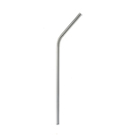 Mercer Tool Stainless Steel Straw, Curved, Narrow, 8.5" Long