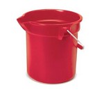 Rubbermaid Bucket, round, 14 qt., Red