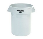 Rubbermaid Round BRUTE® Container, 20 gallon, White