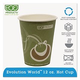 Hot Cups, Recycled Content, 12 oz. (case of 1000)