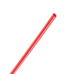 Straw, 7-1/2", Sipper, Red w/ White Stripe, Unwrapped (case of 10,000)