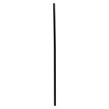 Straw, 8", Sipper, Black, Unwrapped (case of 5,000)