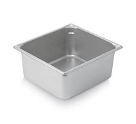 Vollrath Food Pan, Stainless, 2/3 size, 6" deep