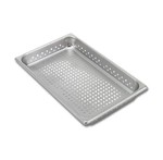 Vollrath Food Pan, Stainless, full size perforated, 1-1/4" deep