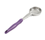 Vollrath Spoodle&reg;, 4 oz., perf. round bowl, purple handle