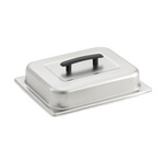 Vollrath Pan Cover, Stainless, half-size, SOLID DOME