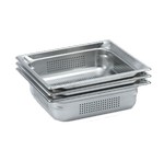 Vollrath Super Pan 3&reg;, Stainless, full size, 2-1/2" deep, perforated