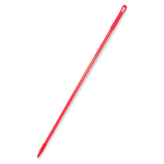 Carlisle Handle, 60", threaded, Screw In Type, Fiberglass, Red