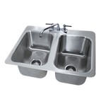 Advance Tabco Drop-In Sink, 2 compartment