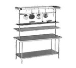 Advance Tabco Pot Rack, table mount, circular , 120" L