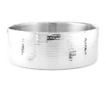 American Metalcraft Serving Bowl, Round, 338 oz., Hammered, Stainless