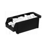 Cambro Organizer Bin, 5" x 12" x 4-1/4", black