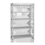 Cambro CamShelving&#174; Starter Unit, 21"Wx60"Lx72"H, 5-Tier, Plastic