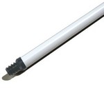 Carlisle Handle, 60", threaded, fiberglass, white