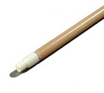 Carlisle Handle, 60", threaded, wood w/nylon tip