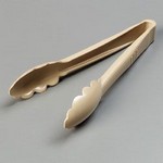 Carlisle Utility Tong, 9", High Heat Plastic, Beige