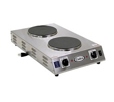 Cadco Hot Plate, 2-Burner, Electric