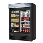 Everest Merchandiser, Reach-In Refrigerator, 2-Section, Glass Door