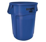 Rubbermaid Round BRUTE&#174; Container, 44 gallon, Blue