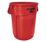 Rubbermaid Round BRUTE&#174; Container, 44 gallon, Red