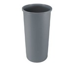Rubbermaid Untouchable&#174; Container, round, 22 gallon, Gray