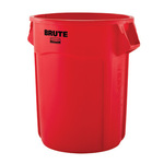 Rubbermaid Round BRUTE&#174; Container, 55 gallon, red