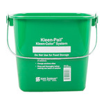 San Jamar Cleaning Bucket, 6 qt., Green