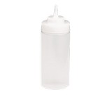 Tablecraft 16 oz Wide Mouth Bottle, Clear