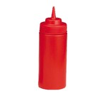 Tablecraft 16 oz Wide Mouth Bottle, Red