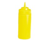 Tablecraft 16 oz Wide Mouth Bottle, Yellow