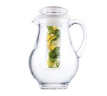 Tablecraft Pitcher, Plastic, 3/4 Gallon, w/ Ice Core