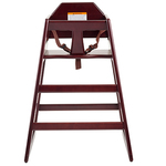 Tablecraft High Chair, Assembled, Mahogany