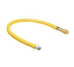 T&S Brass Gas Connector Hose, 1/2" conn., 36"L