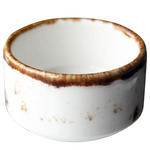 Vertex Gyre Sauce Dish, 2 oz., Terra White