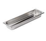 Vollrath Food Pan, Stainless, 1/2 size long, 2-1/2" deep