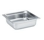 Vollrath Super Pan 3&reg;, Stainless, 2/3 size, 4" deep