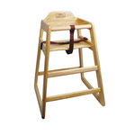 Winco High Chair, Natural Finish