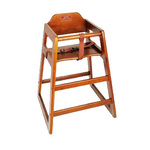 Winco High Chair, Walnut Finish