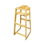 Winco High Chair, Natural Finish