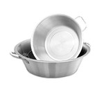 Vollrath Food Container Pan, 12 qt, round, stainless